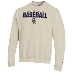 Colorado Rockies Champion Eco Powerblend Sweatshirt - Oatmeal - MLB Lifestyle