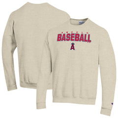 Los Angeles Angels Champion Eco Powerblend Sweatshirt - Oatmeal - MLB Online