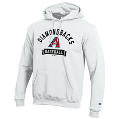 Arizona Diamondbacks Champion Eco Powerblend Hoodie - White - MLB Sale