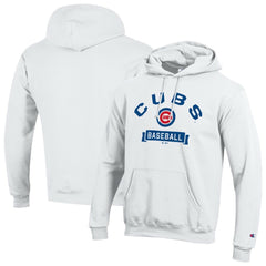 Chicago Cubs Champion Eco Powerblend Hoodie - White - MLB Sale