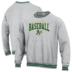 Athletics Champion Reverse Weave Sweatshirt - Green - MLB Online