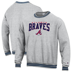 Atlanta Braves Champion Reverse Weave Sweatshirt - Navy - MLB Sale
