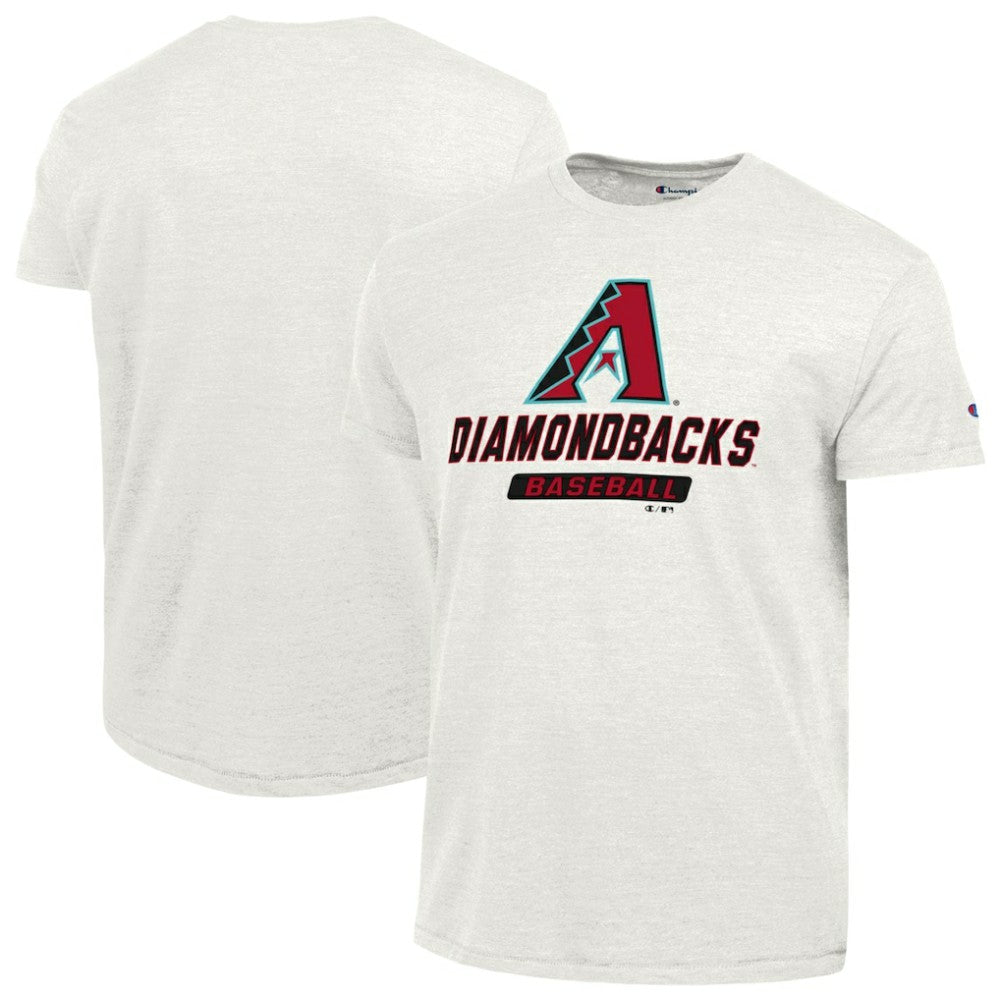 Arizona Diamondbacks Champion Ultimate Tri-blend T-Shirt - White - MLB Discount