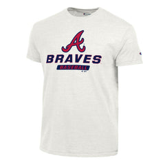 Atlanta Braves Champion Ultimate Tri-blend T-Shirt - White - MLB Lifestyle