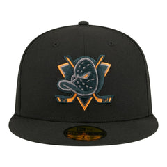 Anaheim Ducks New Era Color Pop 59FIFTY Fitted Hat - Black - NHL 203778845