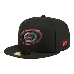 Carolina Hurricanes New Era Color Pop 59FIFTY Fitted Hat - Black - NHL 203778846