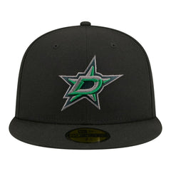 Dallas Stars New Era Color Pop 59FIFTY Fitted Hat - Black - NHL 203778847