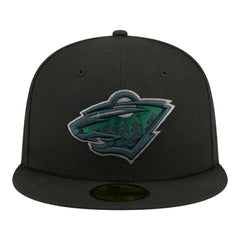 Minnesota Wild New Era Color Pop 59FIFTY Fitted Hat - Black - NHL 203778851