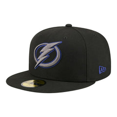 Tampa Bay Lightning New Era Color Pop 59FIFTY Fitted Hat - Black - NHL 203778854