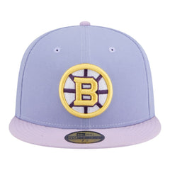 Boston Bruins New Era Lavender Bloom 59FIFTY Fitted Hat - Light Purple/Purple - NHL 203778866