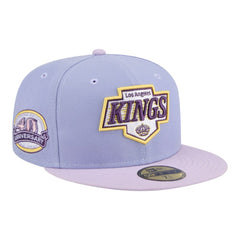 Los Angeles Kings New Era Lavender Bloom 59FIFTY Fitted Hat - Light Purple/Purple - NHL 203778867