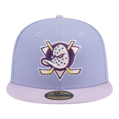 Anaheim Ducks New Era Lavender Bloom 59FIFTY Fitted Hat - Light Purple/Purple - NHL 203778870