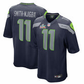 Nike Jaxon Smith-Njigba Seattle Seahawks Super Bowl LX Patch Game Jersey College Navy