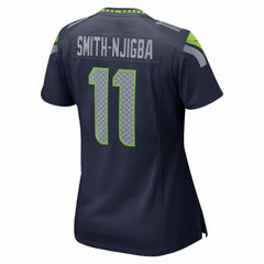 Nike Jaxon Smith-Njigba Seattle Seahawks Women's Super Bowl LX Patch Game Jersey College Navy
