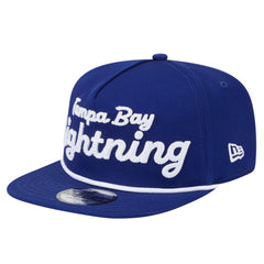 Tampa Bay Lightning New Era Team Text Golfer Adjustable Hat - Blue - NHL 203787572
