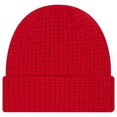 Carolina Hurricanes New Era Waffle Cuffed Knit Hat - Red - NHL 203787579