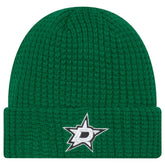 Dallas Stars New Era Waffle Cuffed Knit Hat - Kelly Green - NHL 203787581