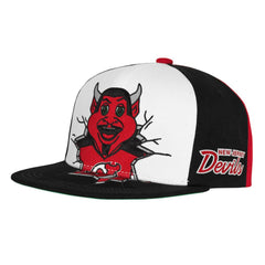 New Jersey Devils Mitchell & Ness Youth Mascot Snapback Hat - Red - NHL 203788035