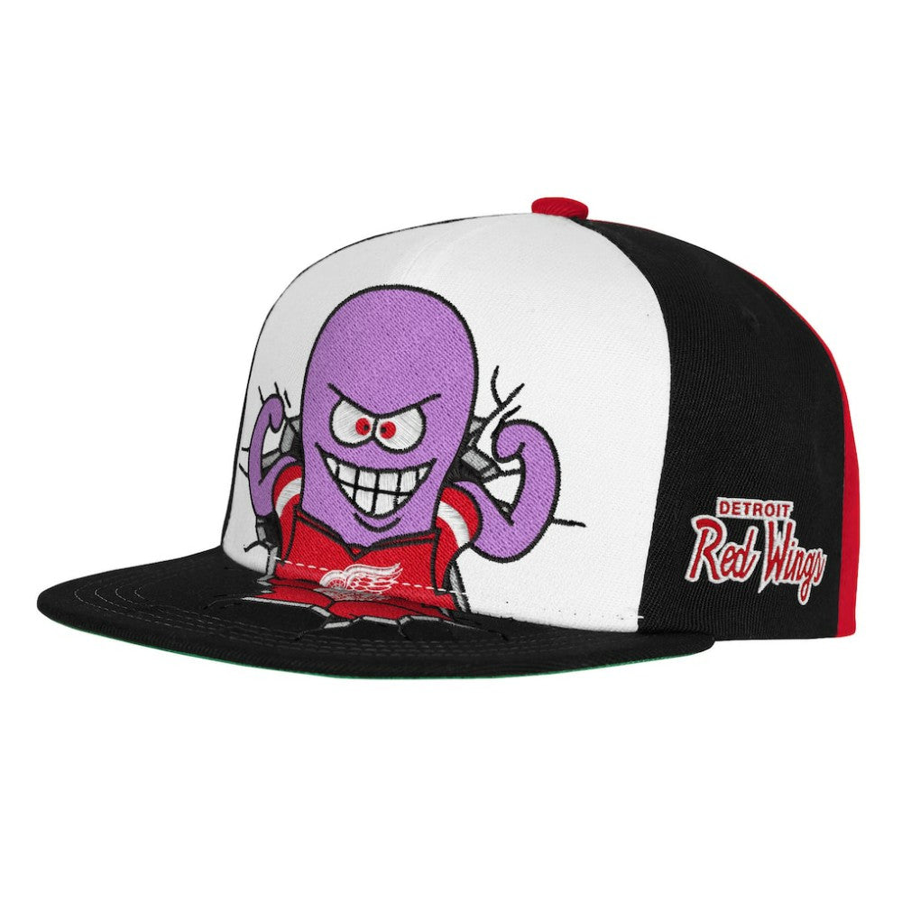 Detroit Red Wings Mitchell & Ness Youth Mascot Snapback Hat - Red - NHL 203788038