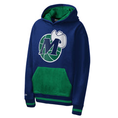 Dallas Mavericks Youth Playmaker Fashion Fleece Hoodie for sale Navy | Mitchell & Ness online