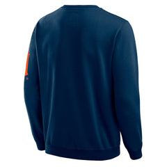 Detroit Tigers Darius Rucker Collection by Fanatics Washed Crew Neck Pullover Sweatshirt - Navy - Fanatics Sale