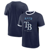 Tampa Bay Rays Darius Rucker Collection by Fanatics Washed Ringer T-Shirt - Navy - Fanatics Online