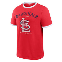 St. Louis Cardinals Darius Rucker Collection by Fanatics Washed Ringer T-Shirt - Red - Fanatics Sale