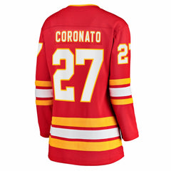 Matt Coronato Calgary Flames Fanatics Women's Home Breakaway Jersey - Red - NHL 203789035