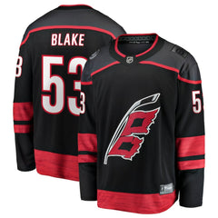 Jackson Blake Carolina Hurricanes Fanatics Home Breakaway Jersey - Black - NHL 203789036
