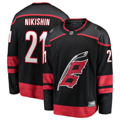 Alexander Nikishin Carolina Hurricanes Fanatics Home Breakaway Jersey - Black - NHL 203789038