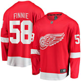Emmitt Finnie Detroit Red Wings Fanatics Home Breakaway Jersey - Red - NHL 203789055