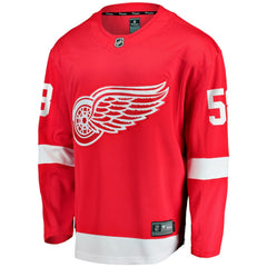Emmitt Finnie Detroit Red Wings Fanatics Home Breakaway Jersey - Red - NHL 203789055