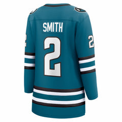 Will Smith San Jose Sharks Fanatics Women's Home Breakaway Jersey - Teal - NHL 203789066