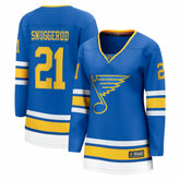 Jimmy Snuggerud St. Louis Blues Fanatics Women's Home Breakaway Jersey - Blue - NHL 203789072