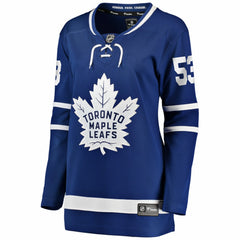 Easton Cowan Toronto Maple Leafs Indiana Women's Home Breakaway Jersey - Blue - NHL 203789074