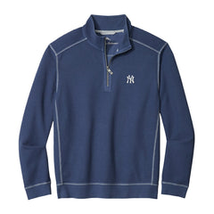 New York Yankees Tommy Bahama Montego Bay Half-Zip Sweatshirt - Navy - MLB Online