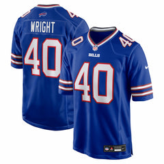 Nike Matthew Wright Buffalo Bills Team Game Jersey Royal
