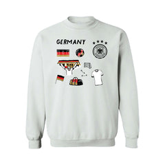 Germany National Team Vive La Fete Women's Impressions Icons Sweatshirt White