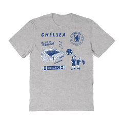 Chelsea Vive La Fete Women's Impressions Icons T-Shirt Gray