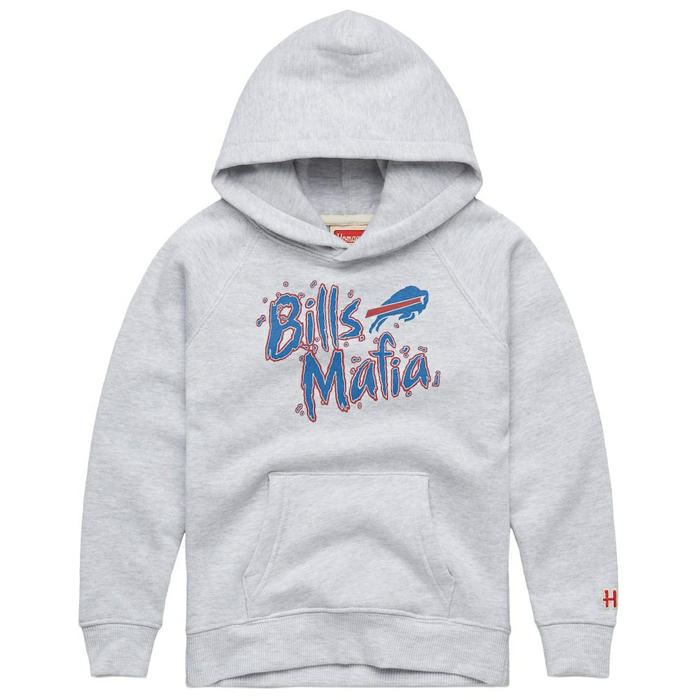 Buffalo Bills Homage Youth Bills Mafia Tri-Blend Hoodie Gray