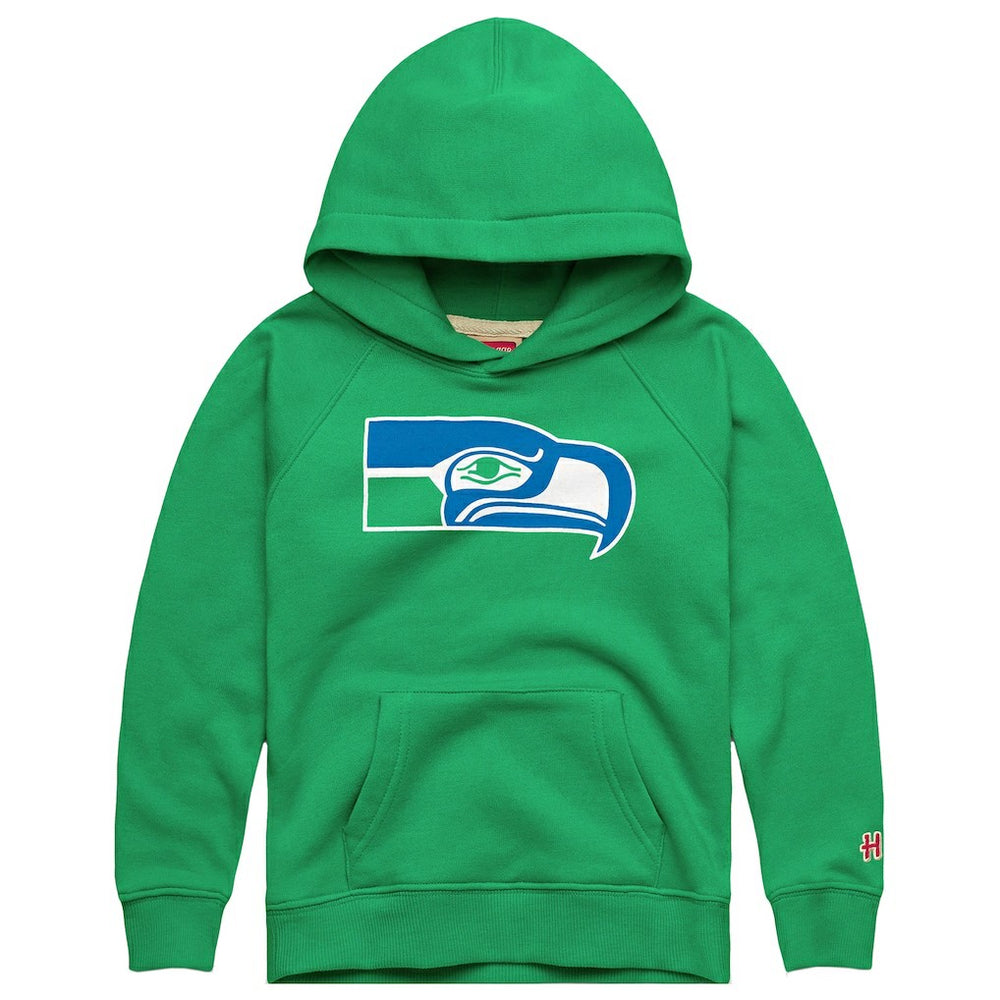 Seattle Seahawks Homage Youth '76 Season Tri-Blend Hoodie Green