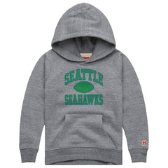 Seattle Seahawks Homage Youth Gridiron Tri-Blend Hoodie Gray