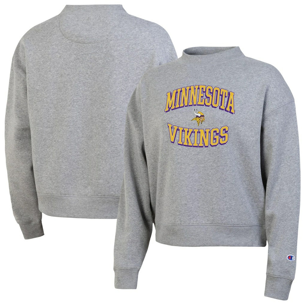 Minnesota Vikings Champion Women's Triumph Tri-Blend Sweatshirt Gray