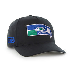 47 brand Seattle Seahawks '47 Blackout Date Hitch Adjustable Hat Black