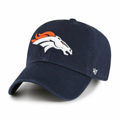 47 brand Denver Broncos '47 Clean Up Adjustable Hat Navy