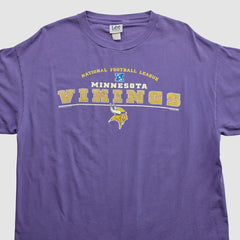 Fanatics Minnesota Vikings Lee Apparel 2000s T-shirt Purple Vintage