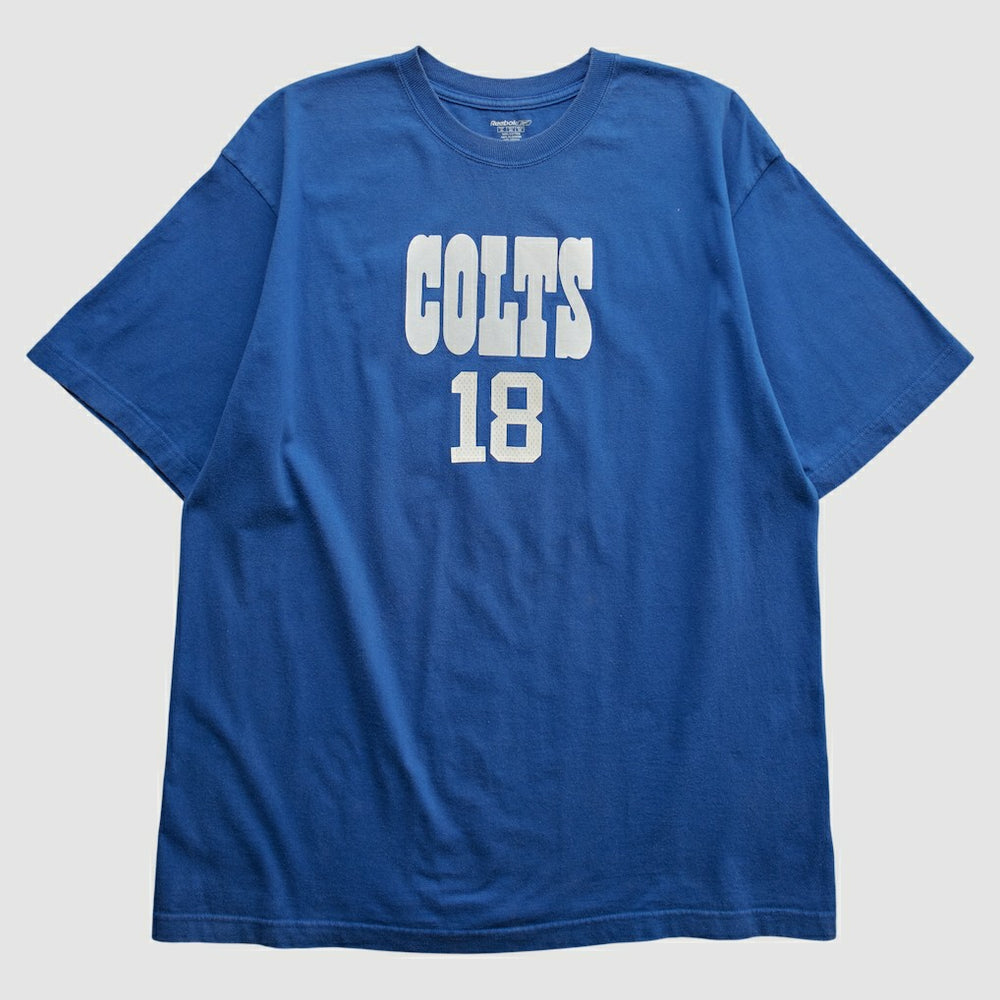 Fanatics Indianapolis Colts Reebok 2010s T-shirt Blue Vintage