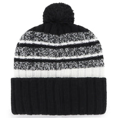 New England Patriots '47 2025 AFC Champions Tavern Cuffed Knit Hat with Pom Black
