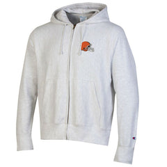 Cleveland Browns Champion Reverse Weave Full-Zip Hoodie Gray