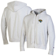 Jacksonville Jaguars Champion Reverse Weave Full-Zip Hoodie Gray
